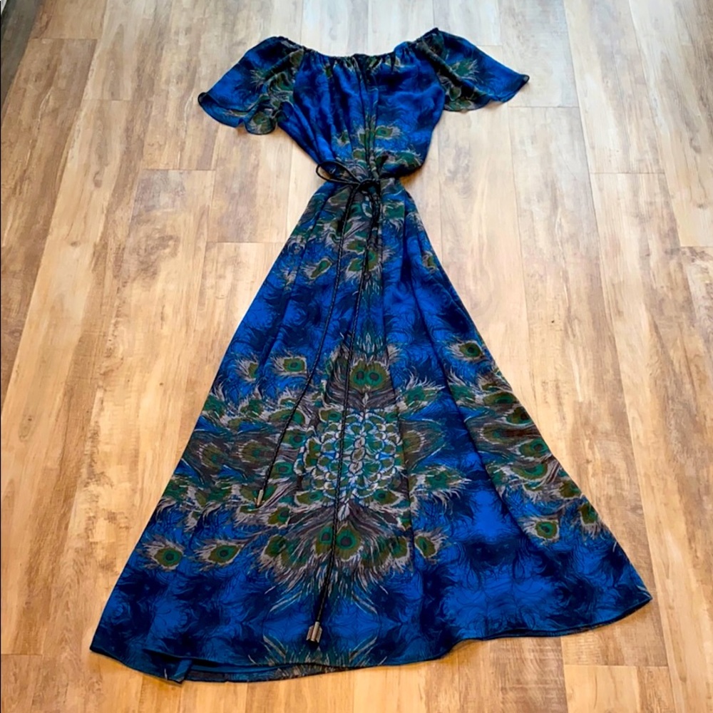 Peacock dress